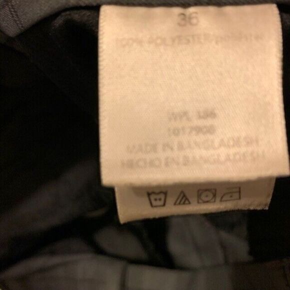 HAGGAR SIZE 36 GRAY PLAID SHORTS - Picture 4 of 4